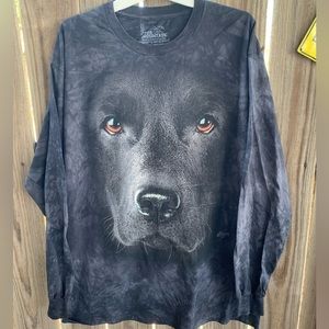 The Mountain Black Dog Long sleeves shirt size XL